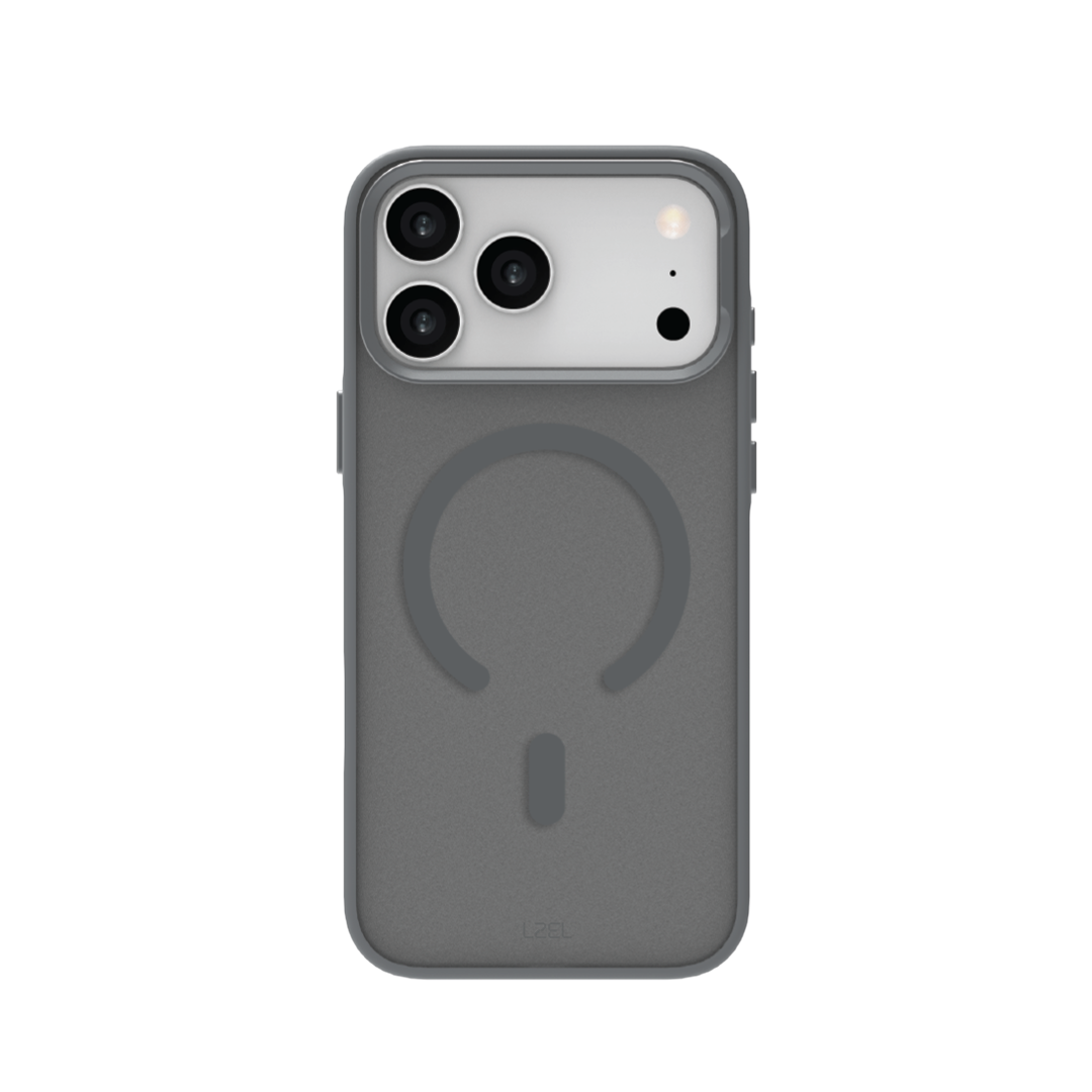 LZEL MagHexro Matte Case for iPhone 17 Pro | Gray LZEL MagHexro Matte Case for iPhone 17 Pro | Gray